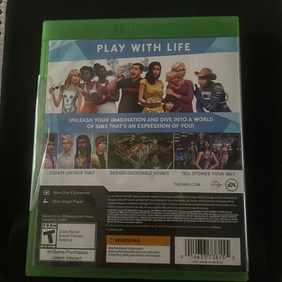 The Sims 4 Xbox One Pre Owned - Picture 2 of 5
